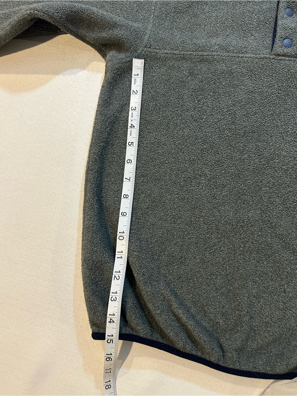 Patagonia Synchilla Snap-T Fleece Pullover Gray Navy Women’s XS - Picture 8 of 12